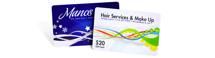 Plastic Gift Card Design and business card design